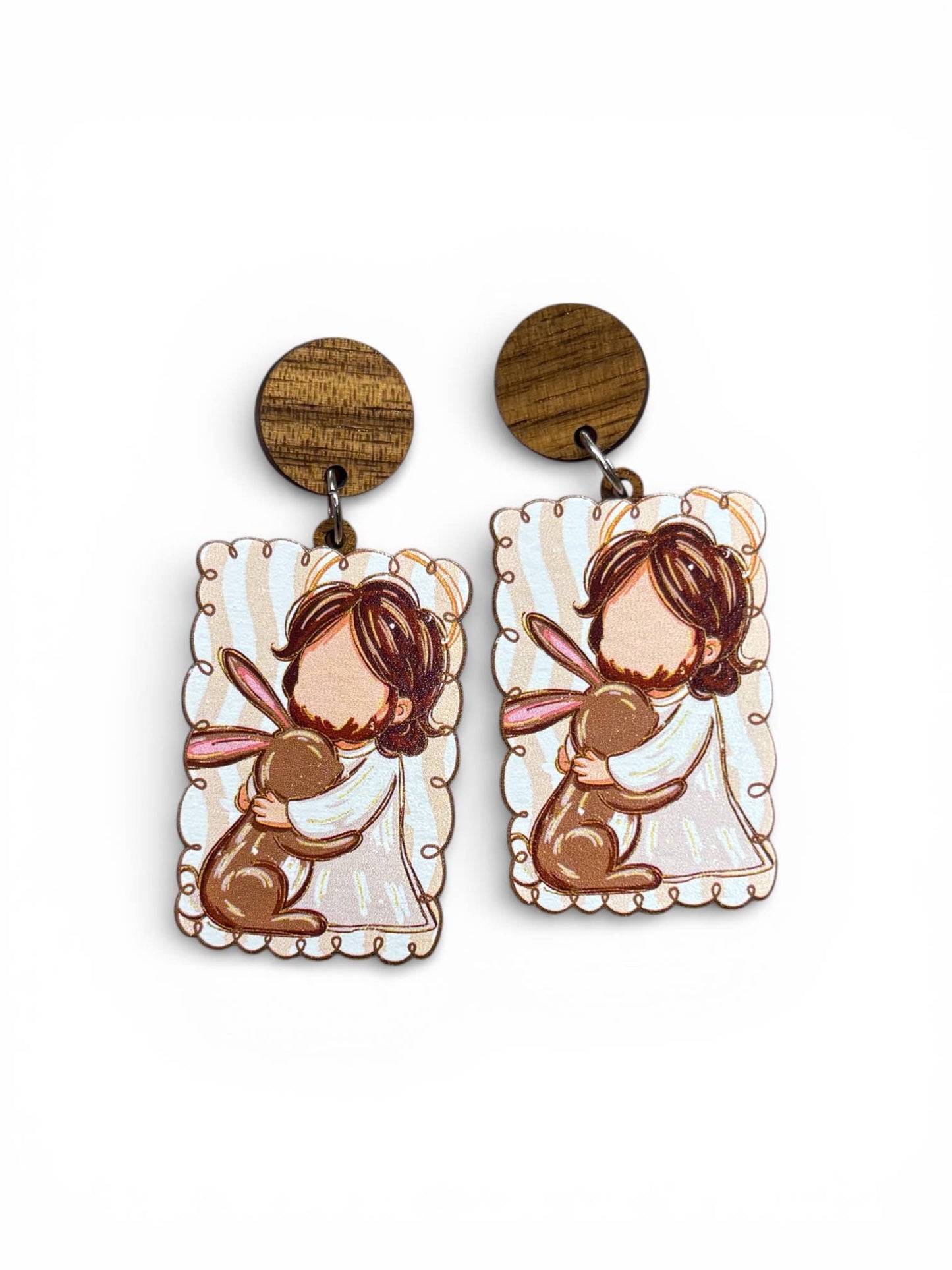 Jesus Earrings, Easter Earrings