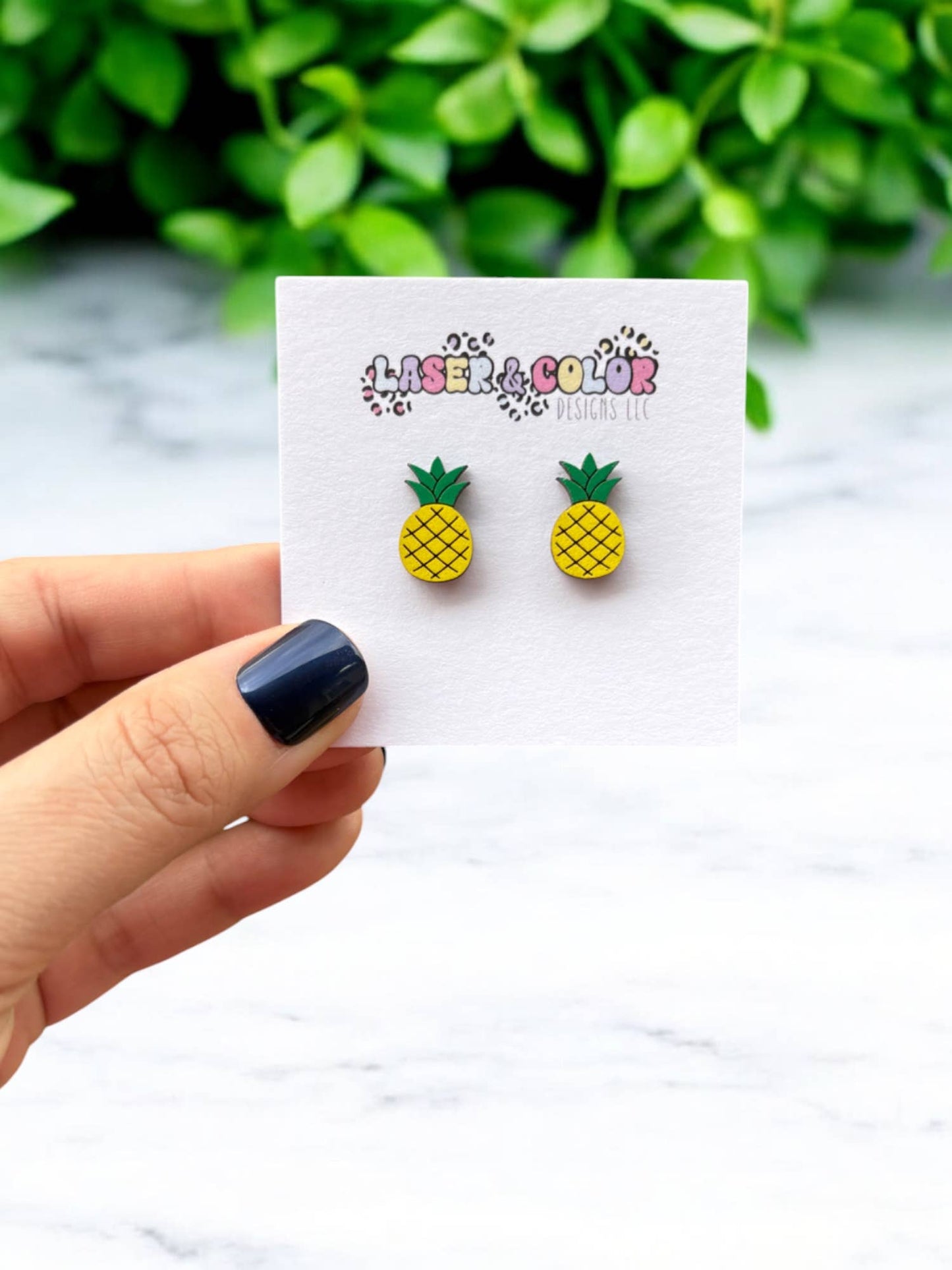 Pineapple Earrings, Fruit Earrings