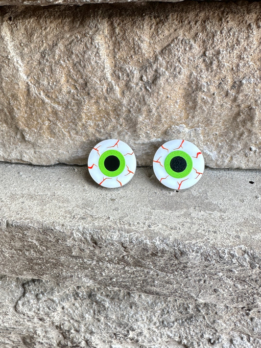 Eyeball Stud Earrings | Halloween Earrings