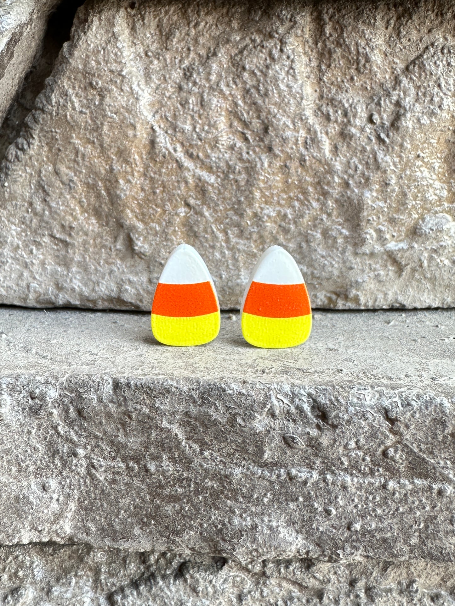 Candy Corn Earrings Halloween Earrings