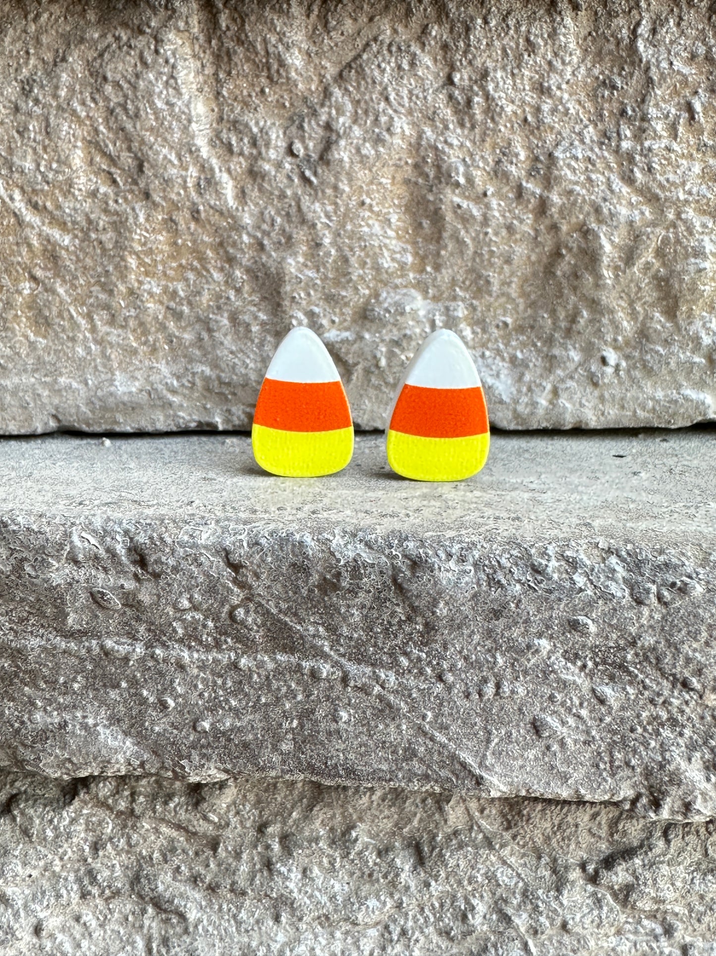 Candy Corn Earrings Halloween Earrings