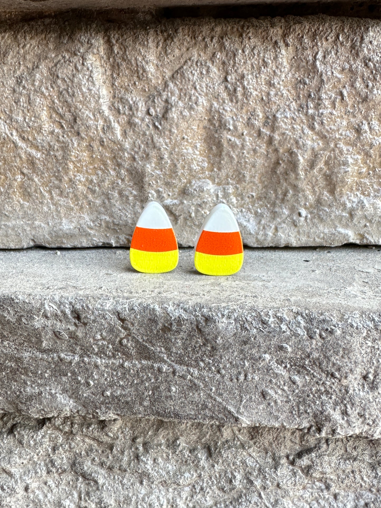 Candy Corn Earrings Halloween Earrings