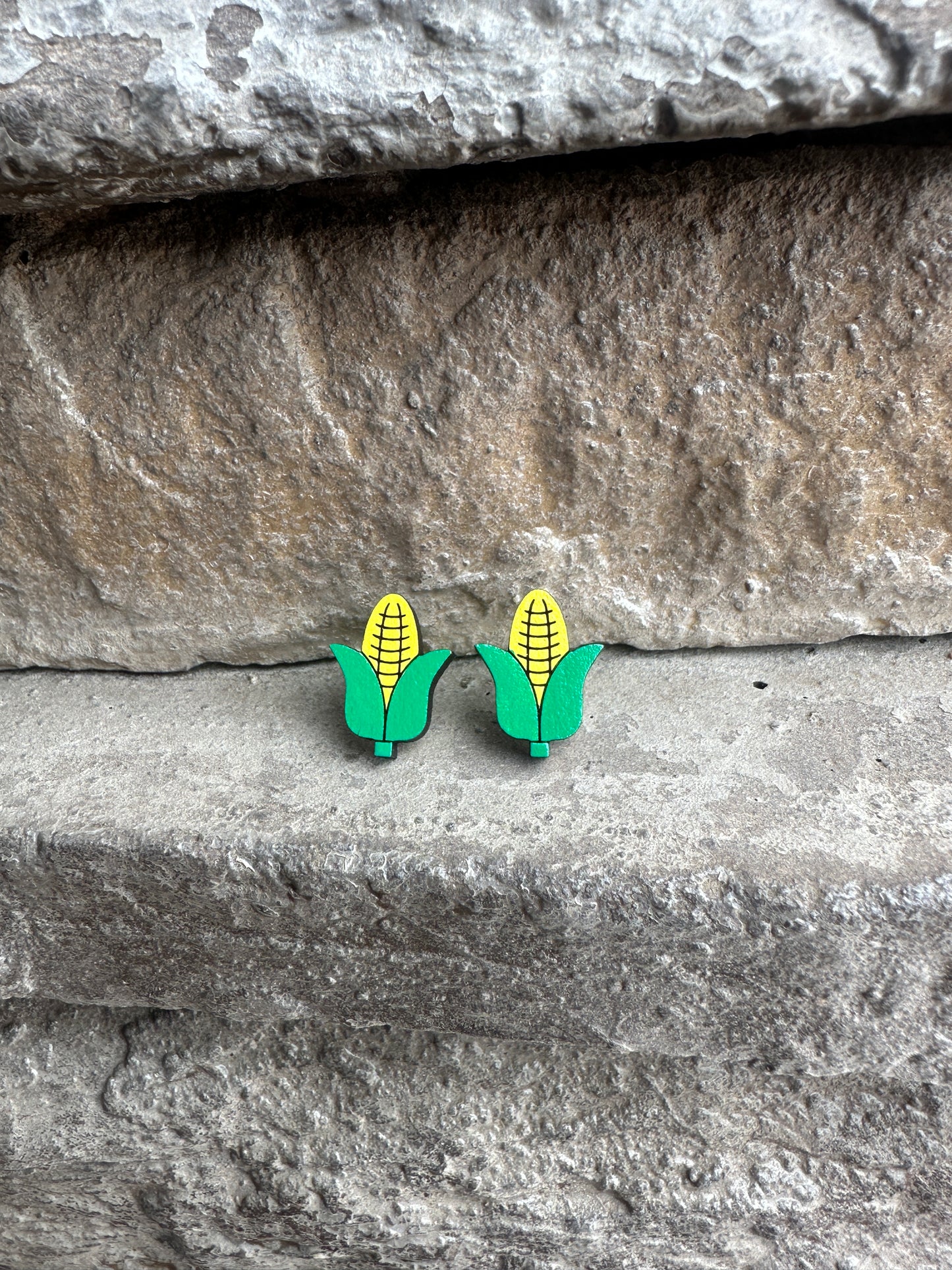 Corn Stud Earrings | Fall Thanksgiving Earrings