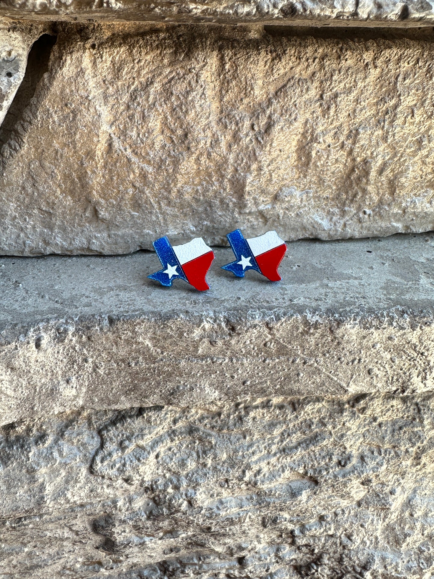 Texas Acrylic Stud | State Stud | Western Earrings
