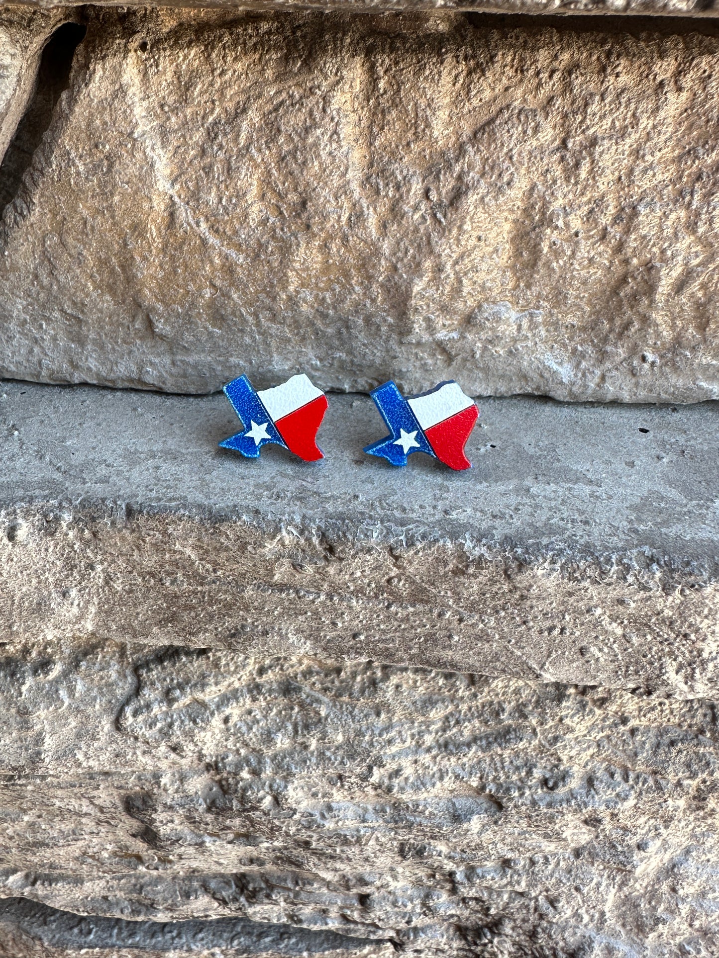 Texas Acrylic Stud | State Stud | Western Earrings