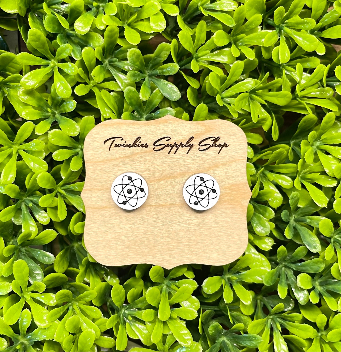 Atom Acrylic Earrings