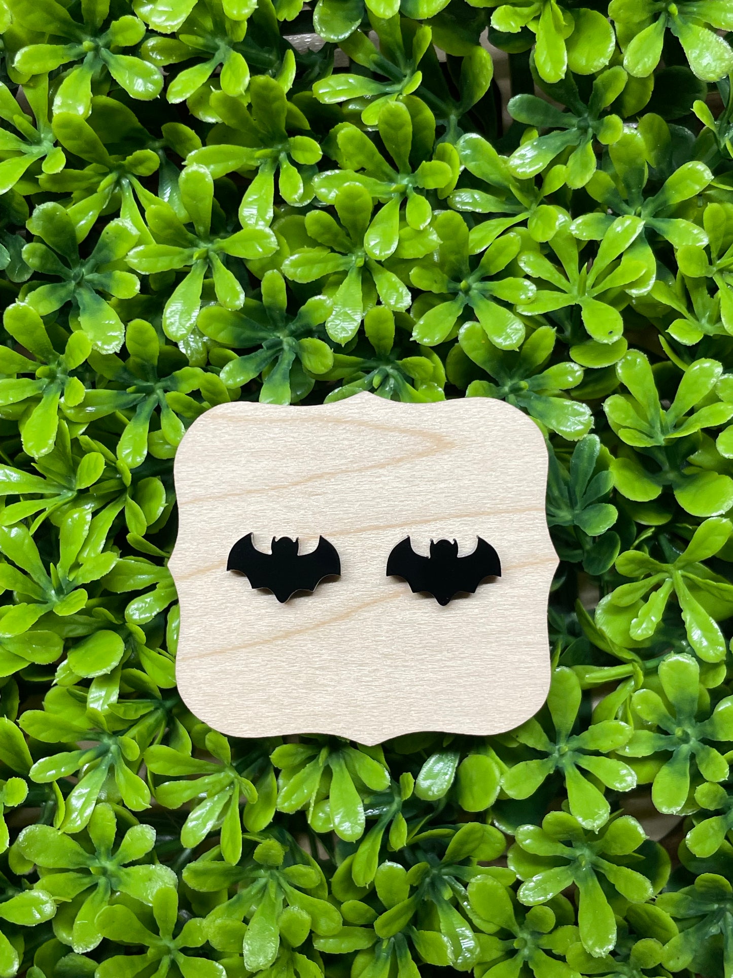 Bat Acrylic Earrings