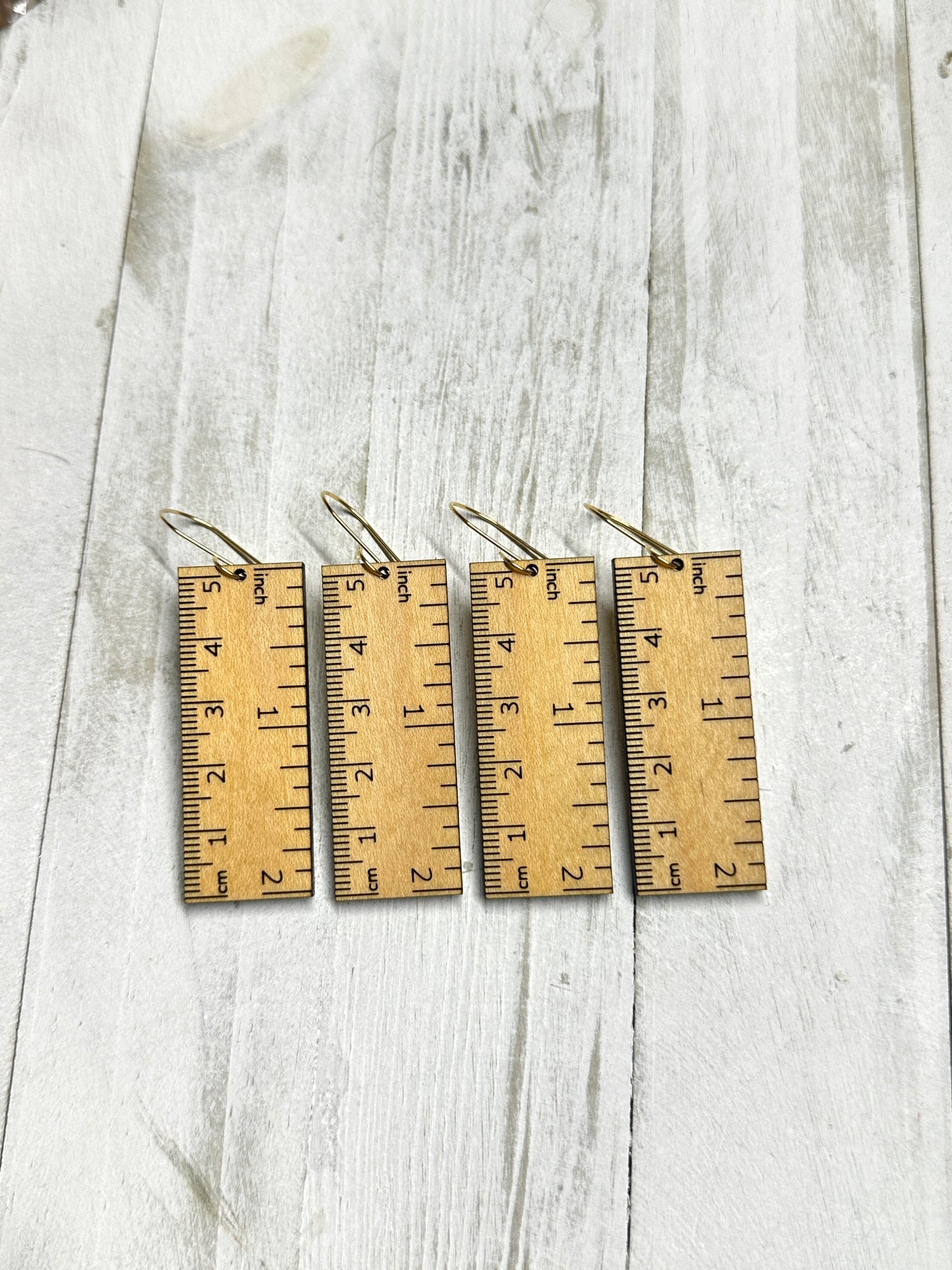 Ruler Dangle Earrings