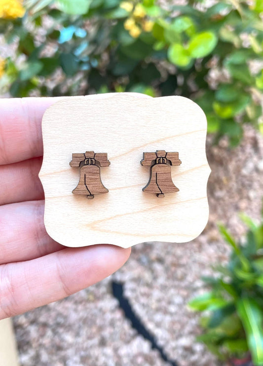 4th of July Earrings, Liberty Bell Earrings