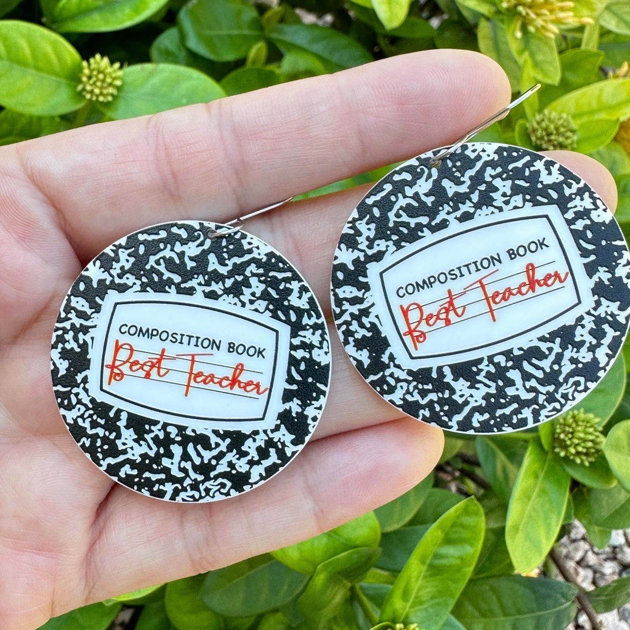 Composition Book Earrings