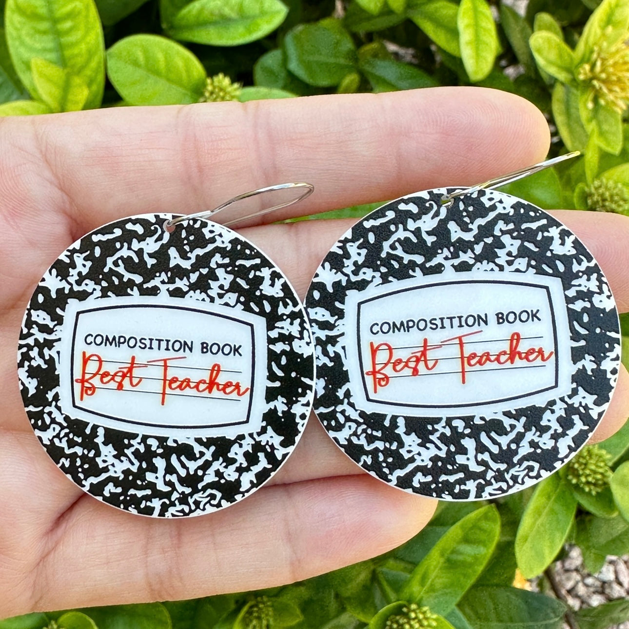 Composition Book Earrings