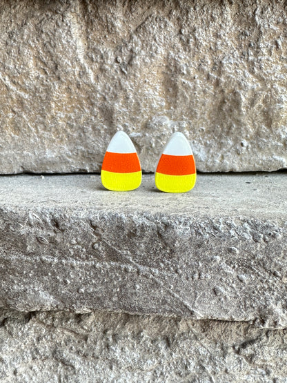 Candy Corn Earrings Halloween Earrings