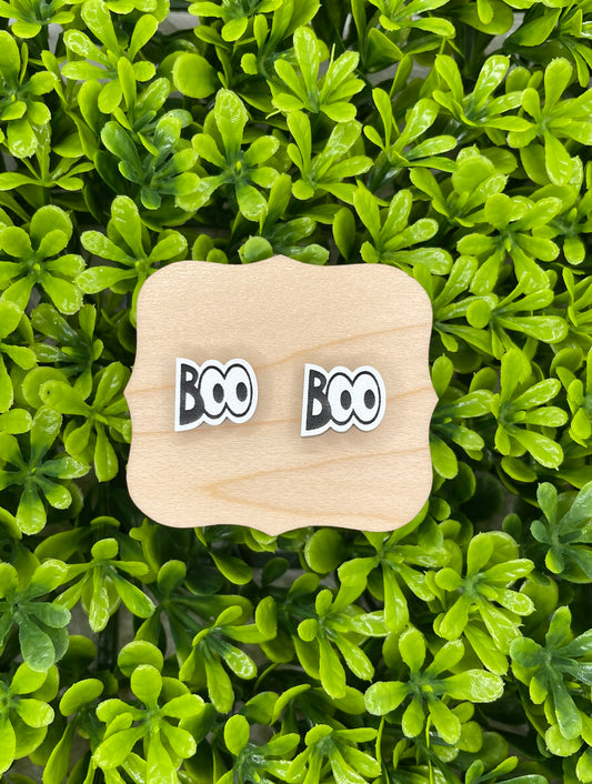 Boo Earrings | Halloween Earrings