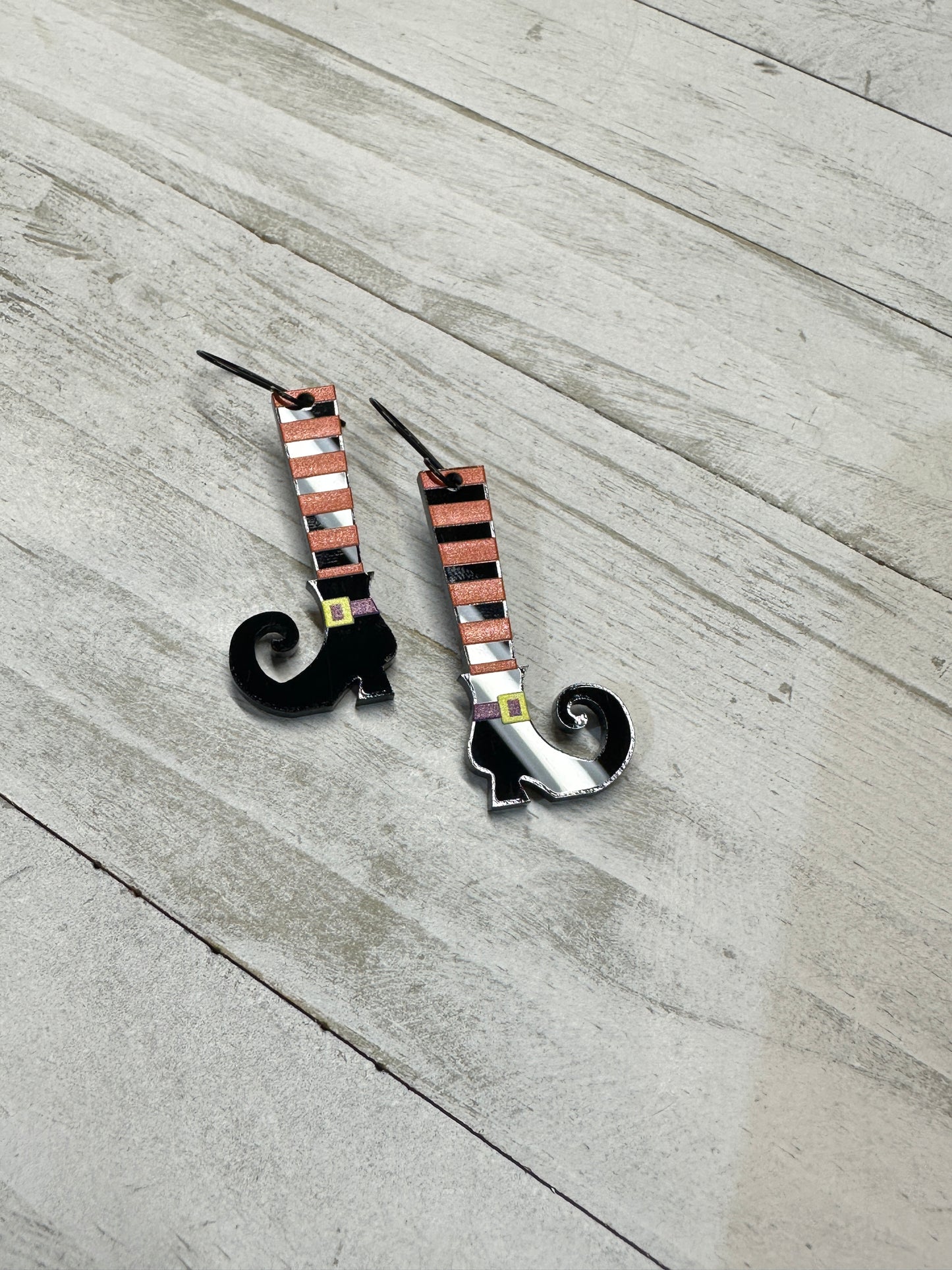 Witch Legs Dangle Earrings | Halloween Earrings