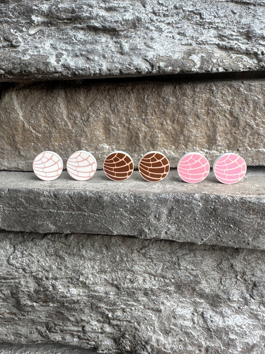 Conchas Earrings | Food Earrings | Bread Earrings