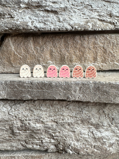 Ghost Conchas Earrings | Food Earrings | Bread Earrings