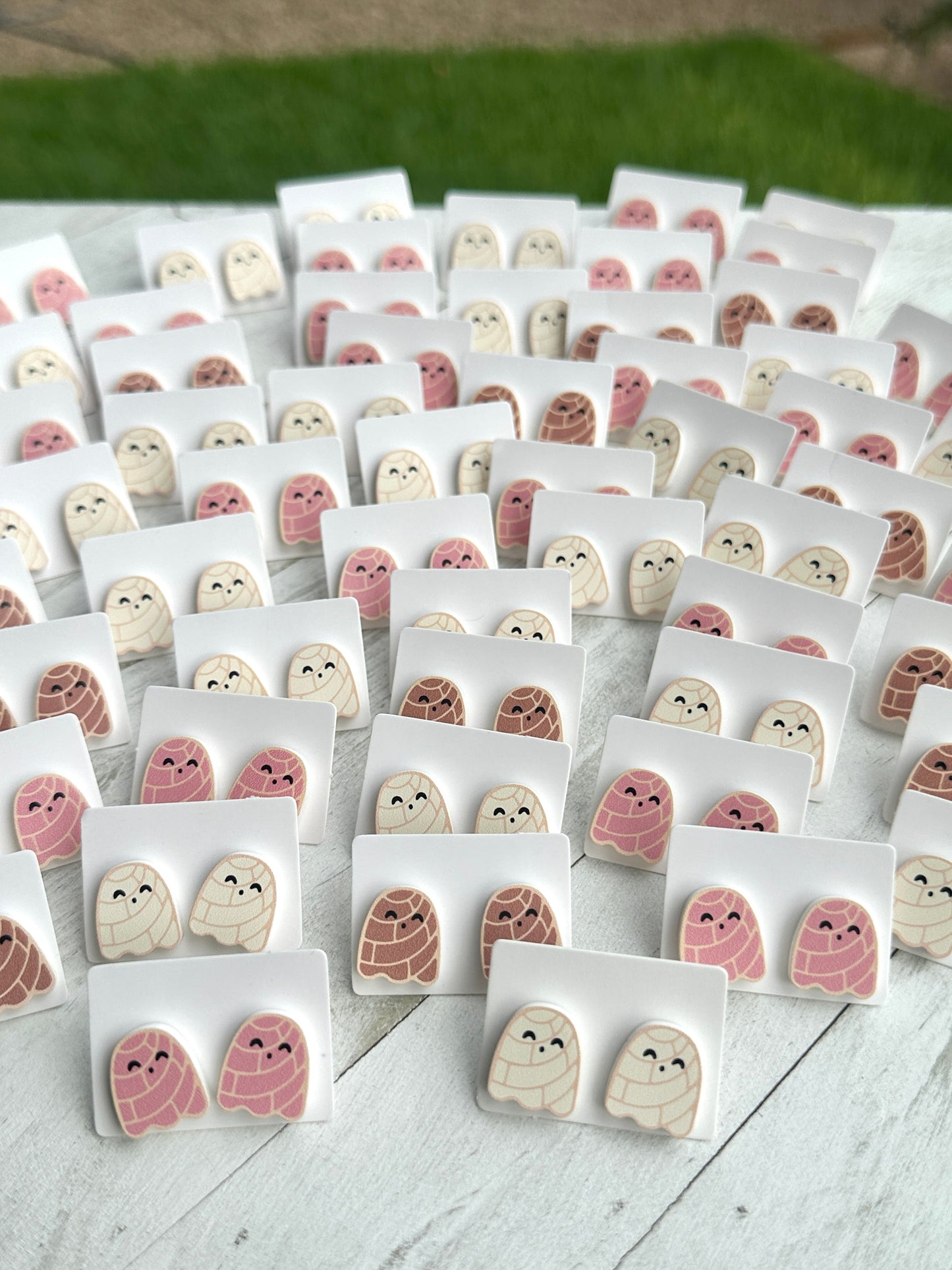 Ghost Conchas Earrings | Food Earrings | Bread Earrings
