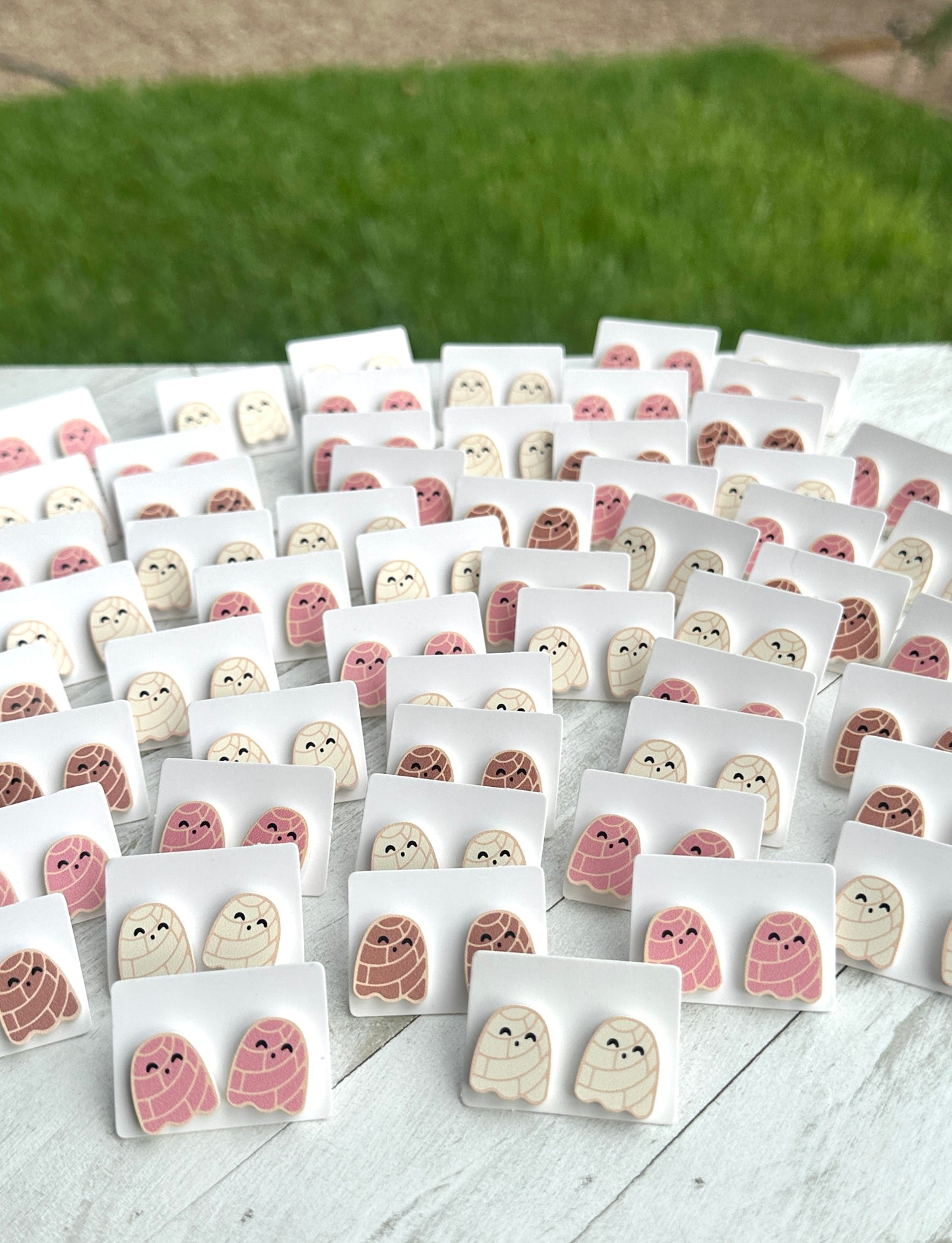 Ghost Conchas Earrings | Food Earrings | Bread Earrings