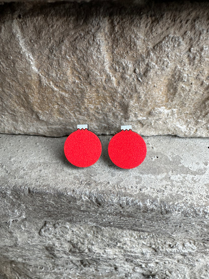 Christmas Ornament Stud | Christmas Earrings