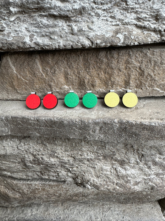 Christmas Ornament Stud | Christmas Earrings