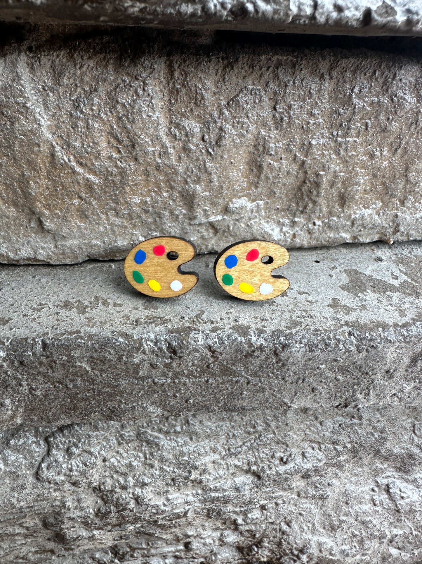 Art Palette Stud Earrings