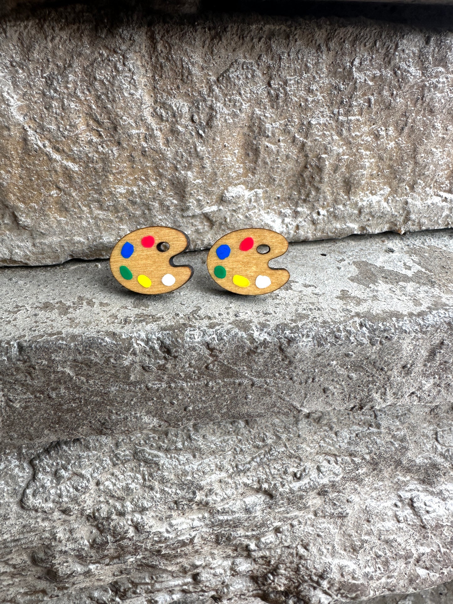 Art Palette Stud Earrings