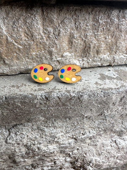 Art Palette Stud Earrings