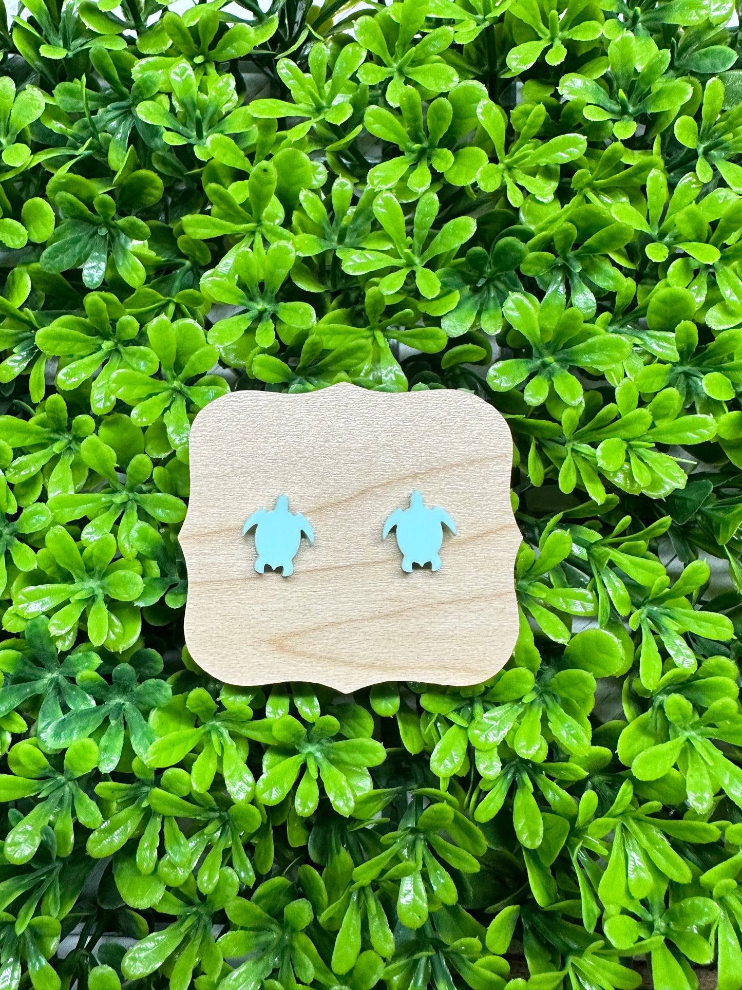 Sea Turtle Acrylic Earrings