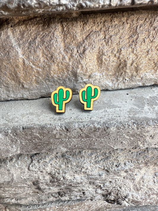 Cactus Maple Wood Stud