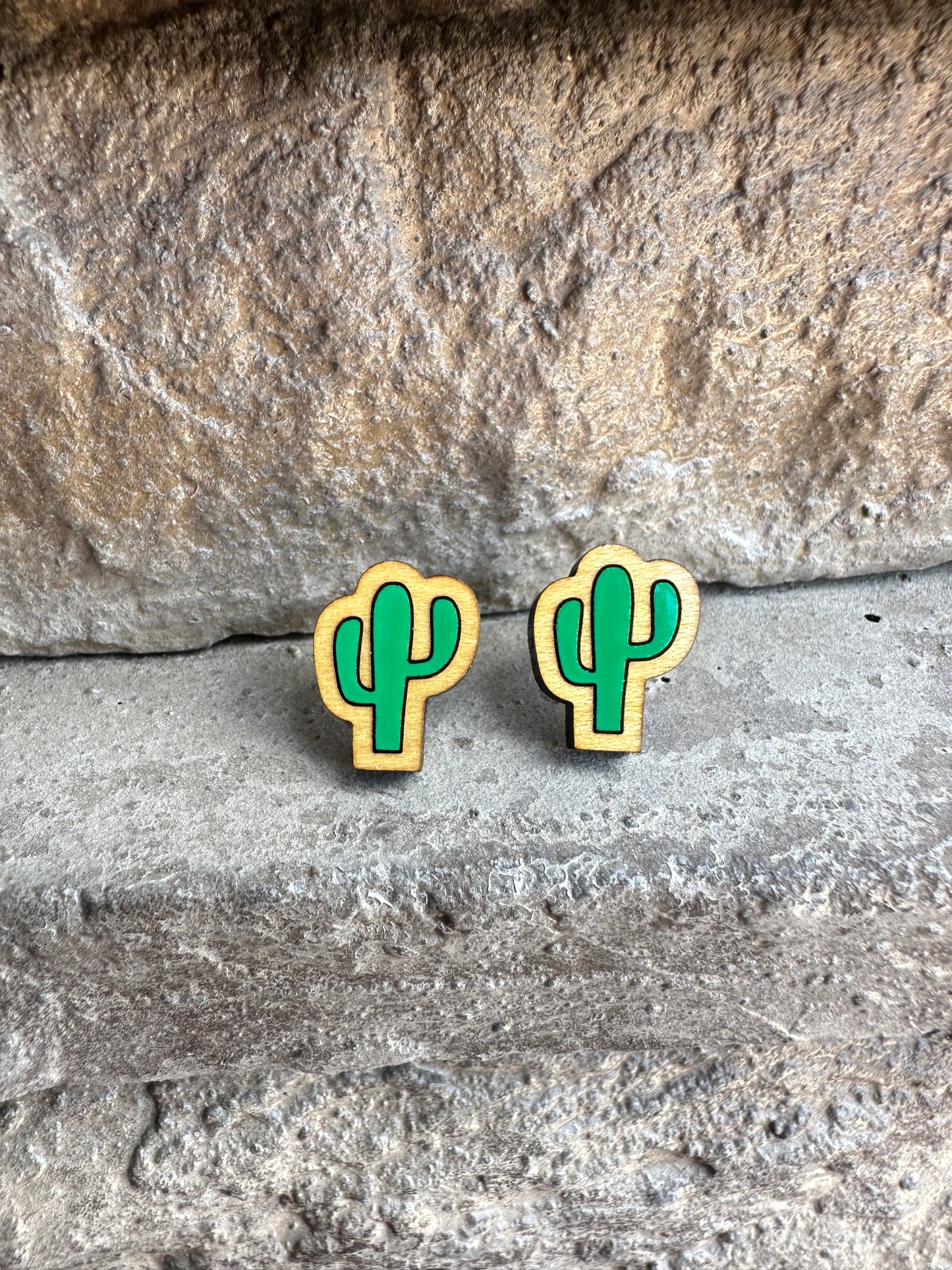 Cactus Maple Wood Stud