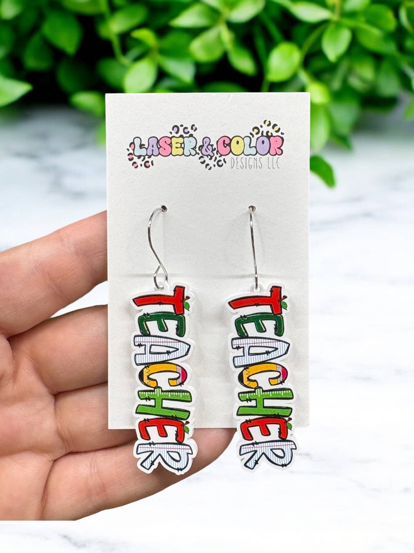 Teacher Earrings, School Earrings