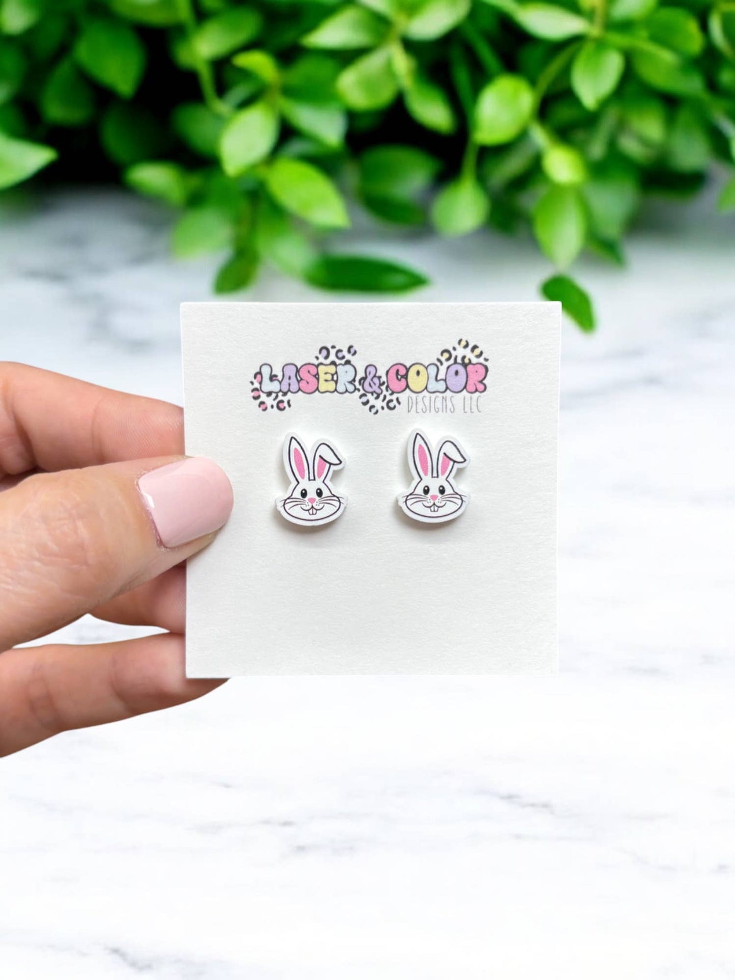 Easter Earrings, Bunny Earrings