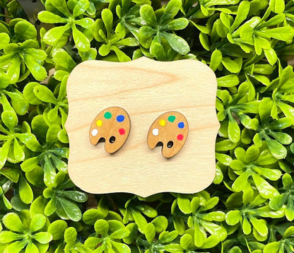 Art Palette Stud Earrings