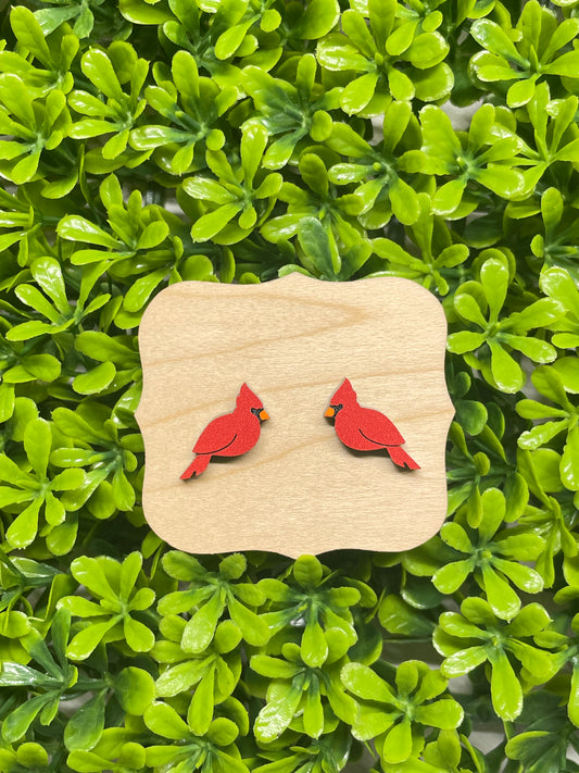 Cardinal Earrings | Christmas Earrings