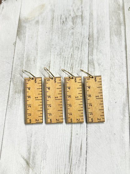 Ruler Dangle Earrings