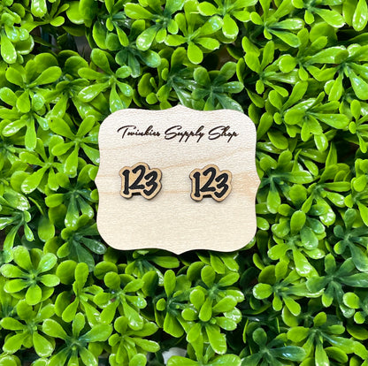 123 Maple Wood Earrings